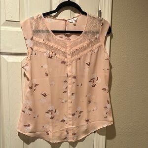 Candie's Pink Buttoned Embellished Blouse